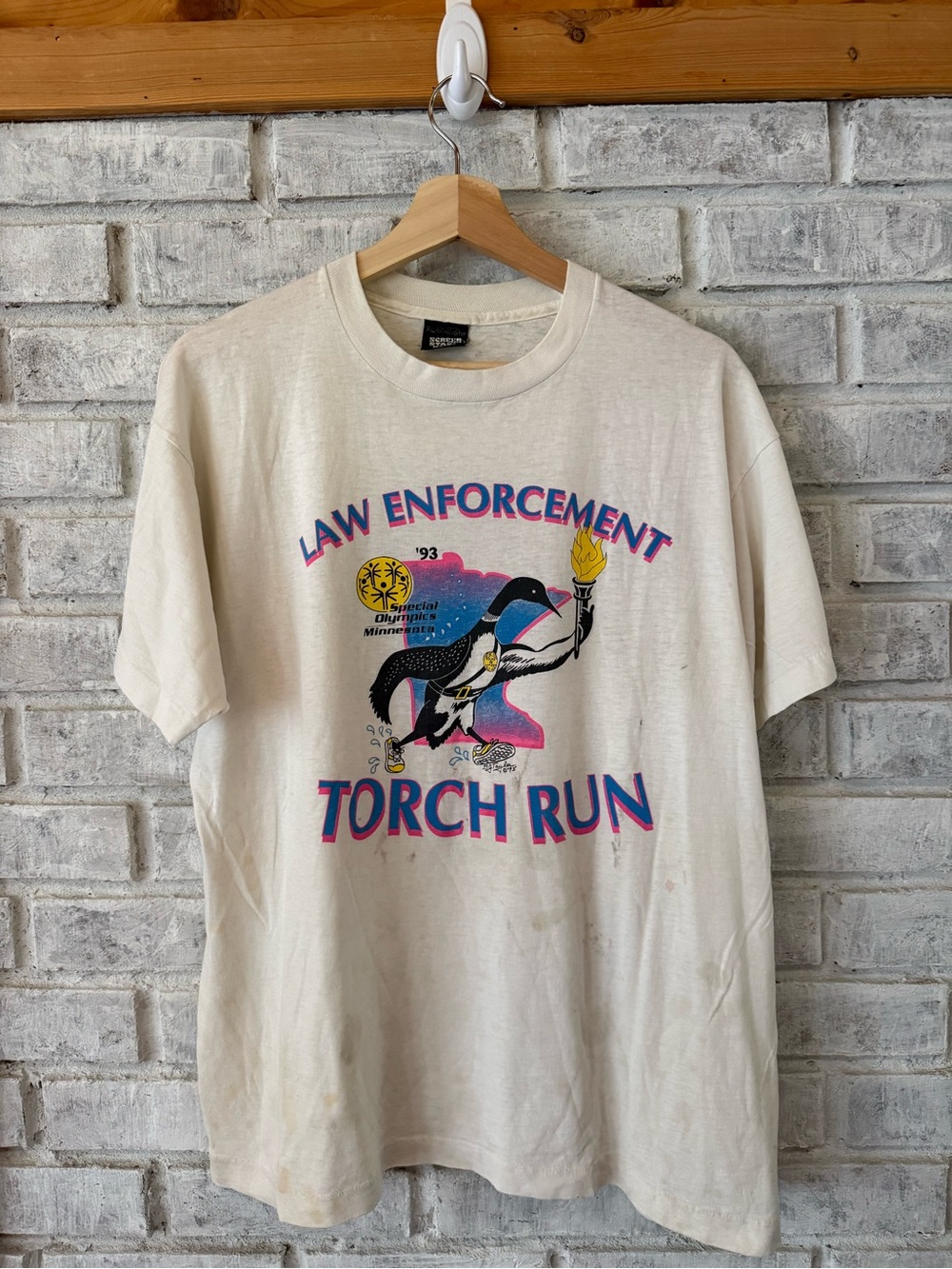 1993 Law Enforcement Torch Run Graphic Tee